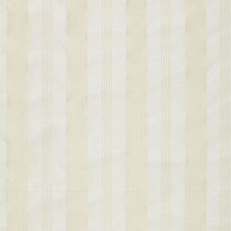 Chantal Striped Sheer fabric in ivory color - pattern number 12420 - by Schumacher in the Radiance Sheers &amp; Casements collection