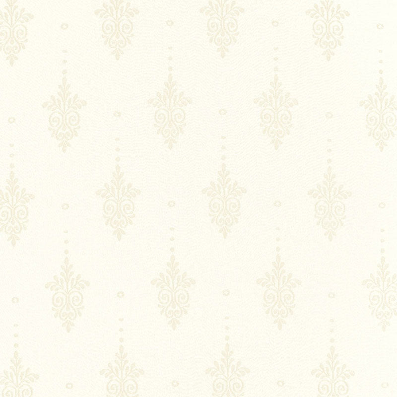 Genevieve Madras Sheer fabric in ivory color - pattern number 12450 - by Schumacher in the Radiance Sheers collection