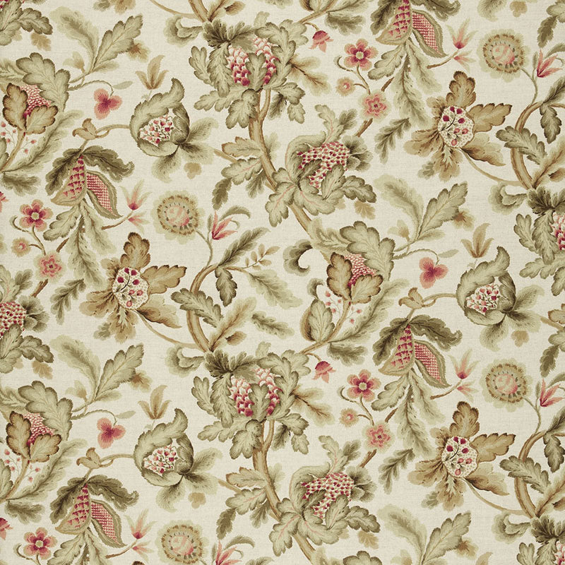 Shelton Tree fabric in bisque color - pattern number 1305001 - by Schumacher in the Classic Prints collection
