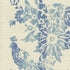Cooper House Ikat fabric in indigo color - pattern number 1308000 - by Schumacher in the Classic Prints collection