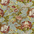 Ariella Jacobean fabric in robins egg color - pattern number 1319001 - by Schumacher in the Classic Prints collection