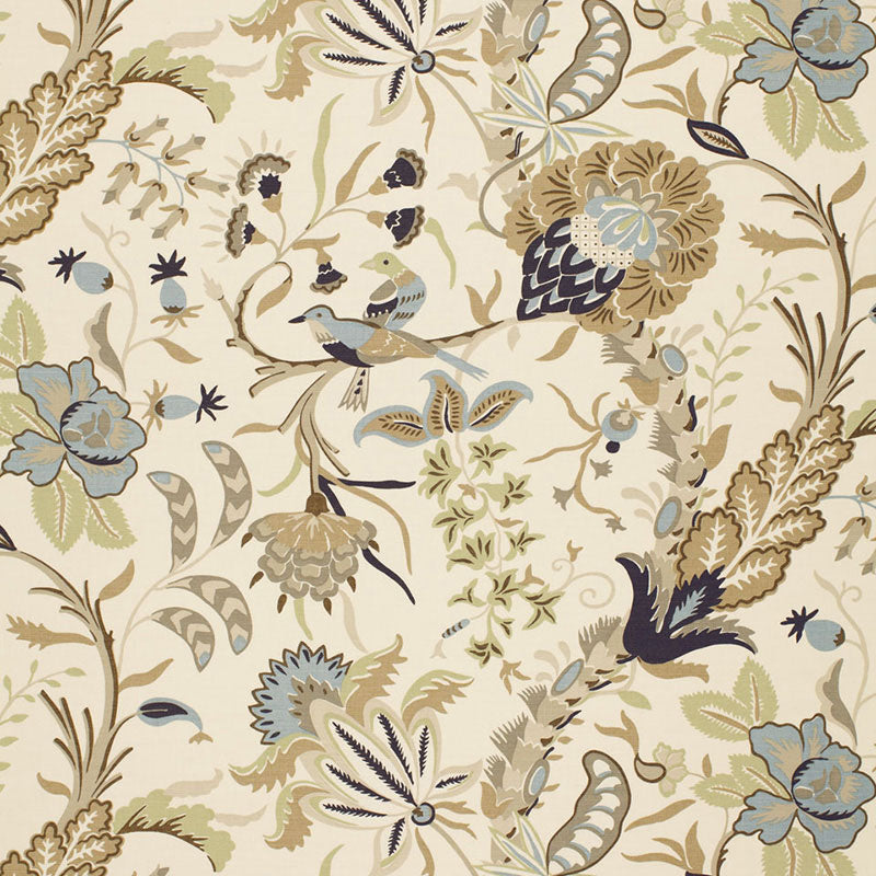Westbourne Grove fabric in mineral color - pattern number 1326002 - by Schumacher in the Classic Prints collection