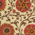 Fergana Embroidery Print fabric in raisin color - pattern number 1327002 - by Schumacher in the Classic Prints collection