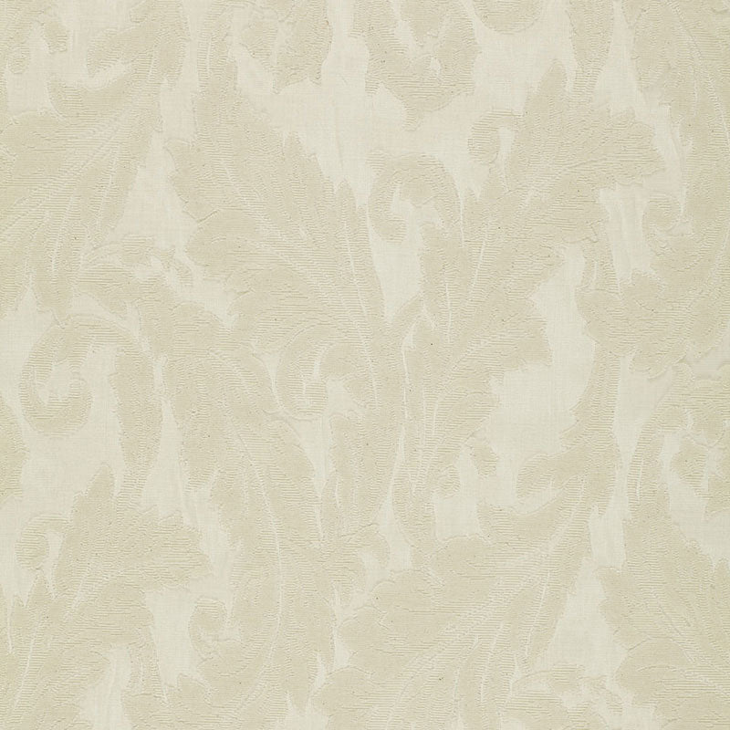 Madras Arabesque Sheer fabric in ecru color - pattern number 16671 - by Schumacher in the Radiance Sheers collection