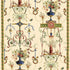 Terracina Arabesque fabric in champagne color - pattern number 172630 - by Schumacher in the Classic Prints collection