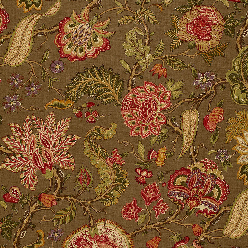 Chalfont fabric in fawn color - pattern number 172740 - by Schumacher in the The Libray Collection collection