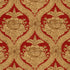 Haddon Hall Damask fabric in venetian red color - pattern number 172781 - by Schumacher in the The Libray Collection collection