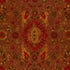 Jahanara Carpet fabric in spice brown color - pattern number 172791 - by Schumacher in the Classic Prints collection