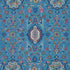 Jahanara Carpet fabric in peacock color - pattern number 172794 - by Schumacher in the Ottoman Chic collection