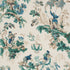 Plaisirs De La Chine fabric in emerald and peacock color - pattern number 172854 - by Schumacher in the Schumacher Classics collection