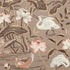 Lotus Garden fabric in mocha color - pattern number 172934 - by Schumacher in the Schumacher Classics collection