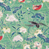Lotus Garden fabric in jade color - pattern number 172935 - by Schumacher in the Schumacher Classics collection