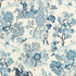 Persian Lancers fabric in porcelain color - pattern number 173014 - by Schumacher in the Schumacher Classics collection