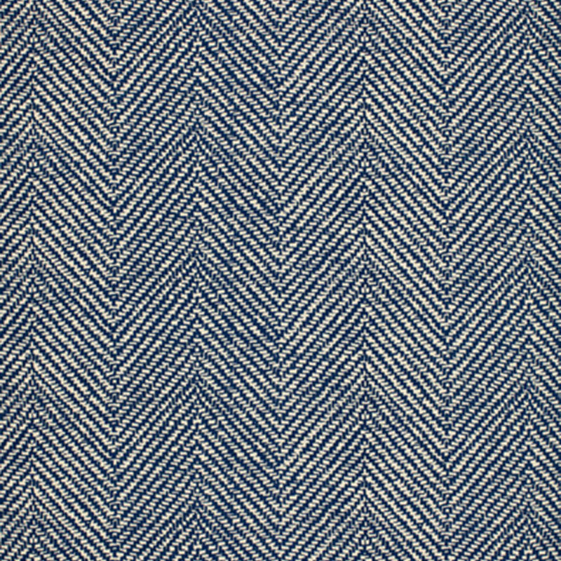 Chevron D Ete Indoor Outdoor fabric in blue color - pattern number 173041 - by Schumacher in the Plein Air collection