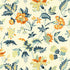 Alana Floral Vine fabric in apricot color - pattern number 173692 - by Schumacher in the Classic Prints collection
