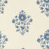 Beatrice Bouquet fabric in indigo color - pattern number 173762 - by Schumacher in the Country Chic collection