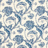 Vallier Vine fabric in indigo color - pattern number 173772 - by Schumacher in the Country Chic collection