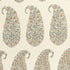 Shirala Paisley fabric in aqua color - pattern number 173780 - by Schumacher in the Classic Prints collection