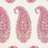 Shirala Paisley fabric in magenta color - pattern number 173785 - by Schumacher in the Palampore collection