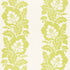 Margate Damask Print fabric in apple color - pattern number 173851 - by Schumacher in the Classic Prints collection