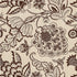 Maracanda Vine fabric in espresso color - pattern number 173920 - by Schumacher in the Classic Prints collection