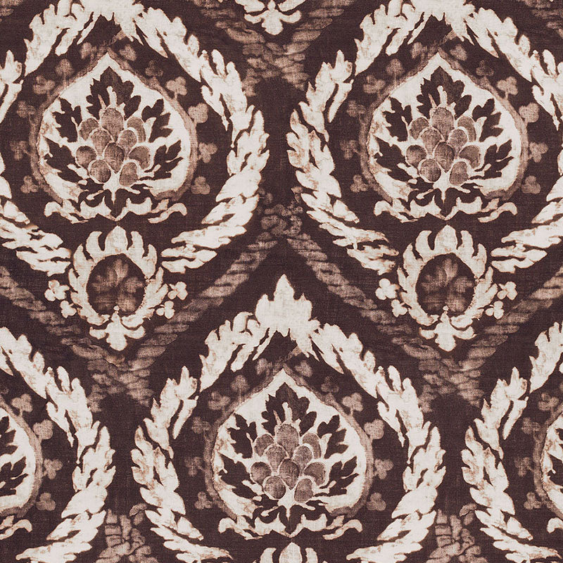 Abaza Resist fabric in bark color - pattern number 173951 - by Schumacher in the Palazzo collection