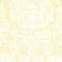 Barresa Damask fabric in maize color - pattern number 174130 - by Schumacher in the Classic Prints collection