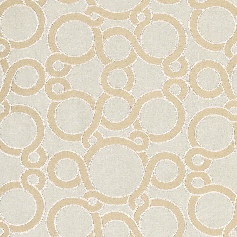 Conundrum fabric in ice milk color - pattern number 174170 - by Schumacher in the Celerie Kemble collection