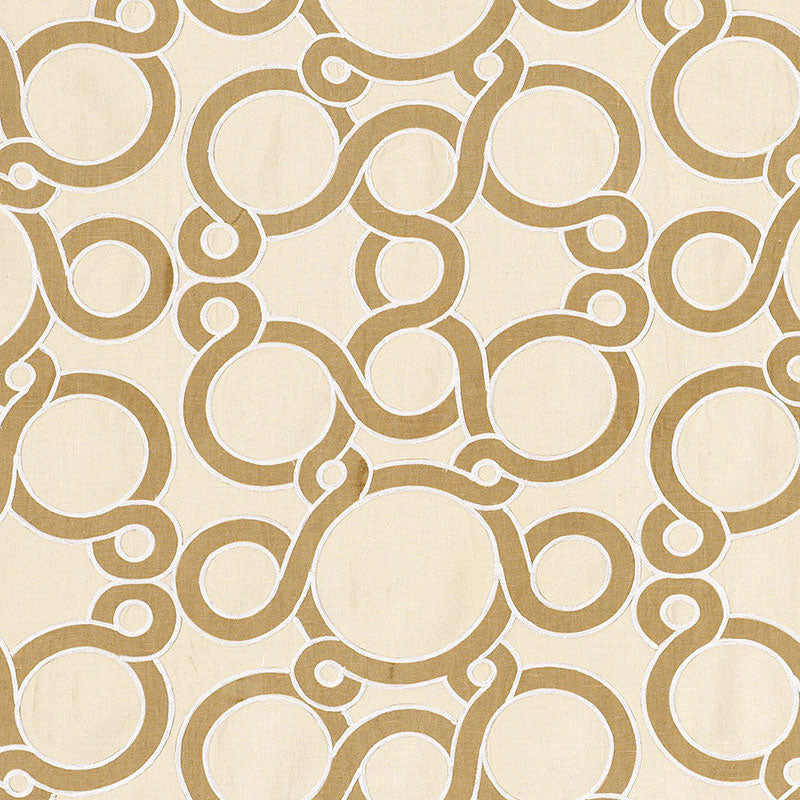 Conundrum fabric in biscuit color - pattern number 174171 - by Schumacher in the Celerie Kemble collection