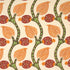 Nurata Embroidery fabric in coral color - pattern number 174180 - by Schumacher in the Perennial Favorites collection