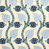 Nurata Embroidery fabric in lapis color - pattern number 174181 - by Schumacher in the Perennial Favorites collection