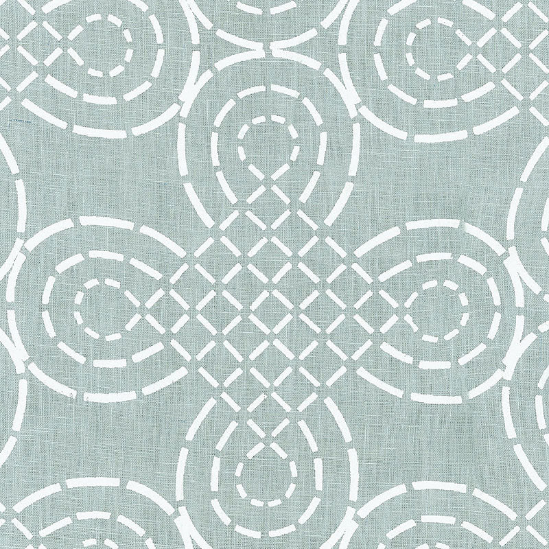 Trellis Knot fabric in cirrus color - pattern number 174220 - by Schumacher in the Modern Prints collection