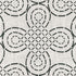 Trellis Knot fabric in ivory and onyx color - pattern number 174222 - by Schumacher in the Modern Prints collection