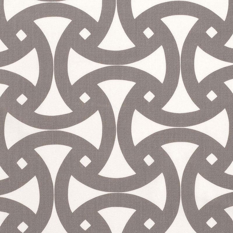 Santorini Print Indoor Outdoor fabric in fog color - pattern number 174302 - by Schumacher in the Trina Turk collection