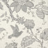 Bali Vine fabric in charcoal color - pattern number 174371 - by Schumacher in the Classic Prints collection