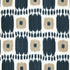 Kandira fabric in indigo color - pattern number 174402 - by Schumacher in the Ikat Collection collection