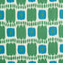 Kandira fabric in peacock color - pattern number 174405 - by Schumacher in the Perennial Favorites collection