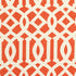 Imperial Trellis II fabric in ivory  mandarin color - pattern number 174410 - by Schumacher in the Modern Prints collection