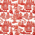 Nanjing fabric in coral color - pattern number 174430 - by Schumacher in the Exuberant Prints collection