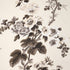 Pyne Hollyhock fabric in charcoal color - pattern number 174450 - by Schumacher in the Schumacher Classics collection
