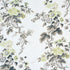 Pyne Hollyhock fabric in green tea color - pattern number 174455 - by Schumacher in the Schumacher Classics collection