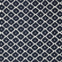 Ziggurat fabric in navy color - pattern number 174486 - by Schumacher in the Tessera I Small Patterns collection