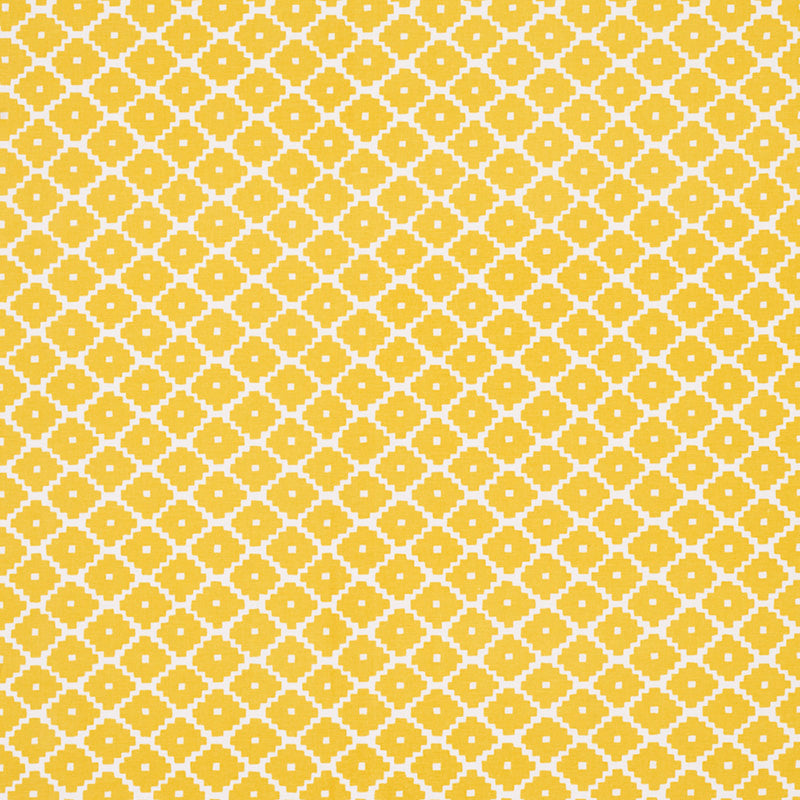 Ziggurat fabric in yellow color - pattern number 174489 - by Schumacher in the Happy Together collection