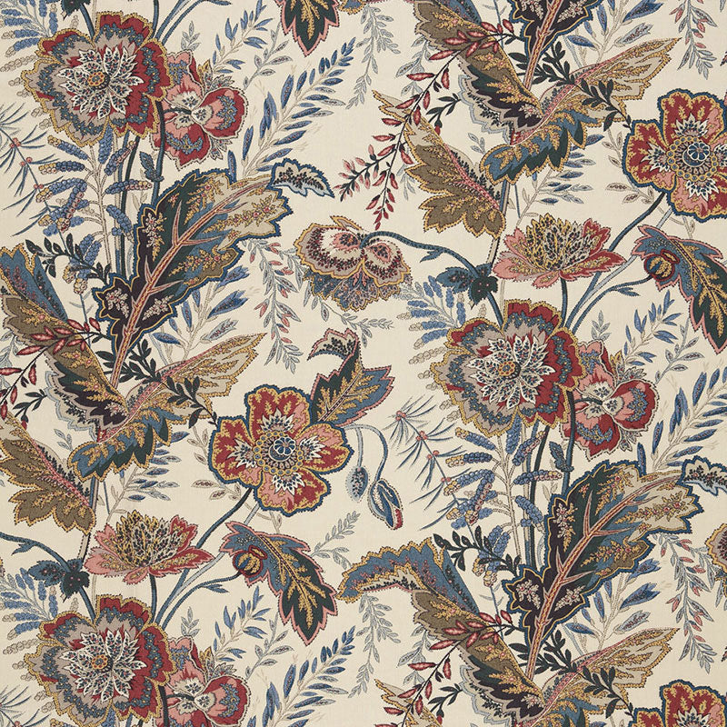 Sandoway Vine fabric in document color - pattern number 174542 - by Schumacher in the Schumacher Classics collection