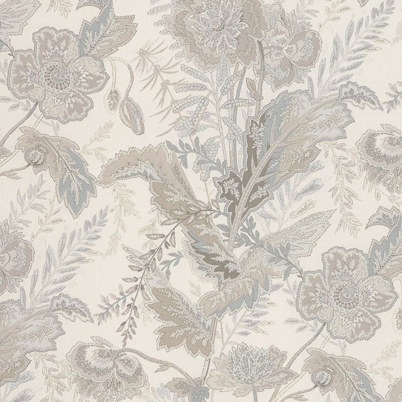 Sandoway Vine fabric in linen color - pattern number 174543 - by Schumacher in the Schumacher Classics collection