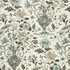 Camberwell Vase Print fabric in mineral color - pattern number 174551 - by Schumacher in the Schumacher Classics collection
