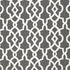 Summer Palace Fret fabric in smoke color - pattern number 174591 - by Schumacher in the Classic Prints collection