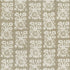 Jakarta Linen Print fabric in greige color - pattern number 174631 - by Schumacher in the Au Naturel collection