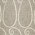Ambala Paisley fabric in greige color - pattern number 174640 - by Schumacher in the Au Naturel collection