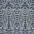 Maya Ikat Print fabric in indigo color - pattern number 174752 - by Schumacher in the Au Naturel collection